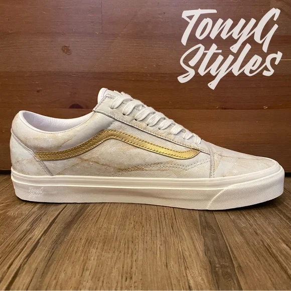 ✨NEW✨ VANS OLD SKOOL “GOLD MARBLE” (CUSTOM)